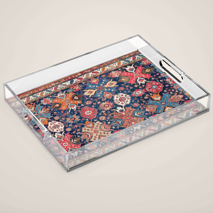 Derbent Daghestan Northeast Caucasus Rug Print Acrylic Tray Gallery Image 1