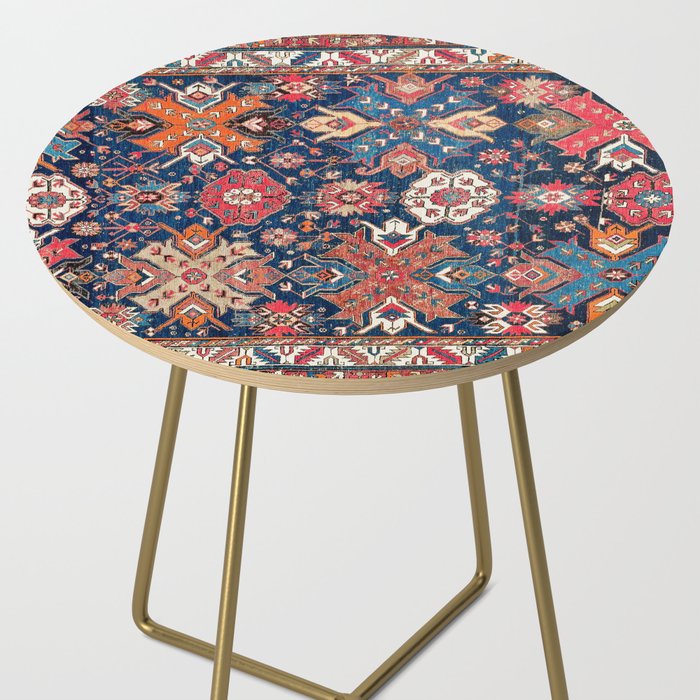 Derbent Daghestan Northeast Caucasus Rug Print Side Table Gallery Image 2