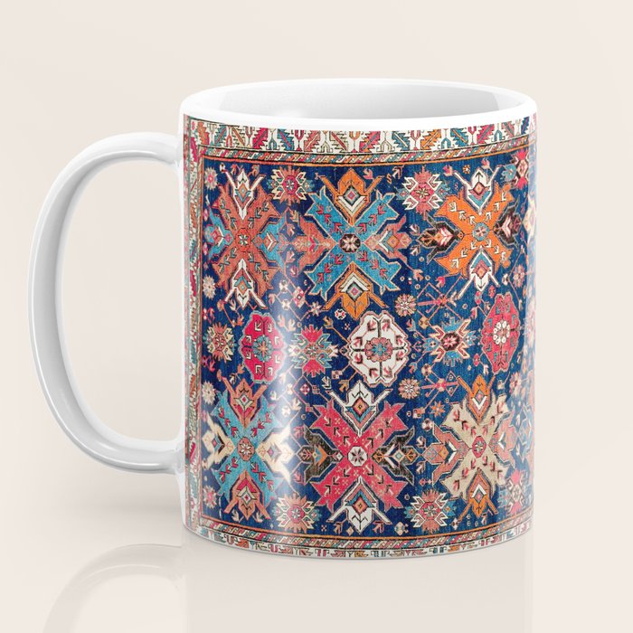 Derbent Daghestan Northeast Caucasus Rug Print Coffee Mug Gallery Image 3