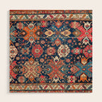Derbent Daghestan Northeast Caucasus Rug Print Wood Wall Art Gallery Image 1