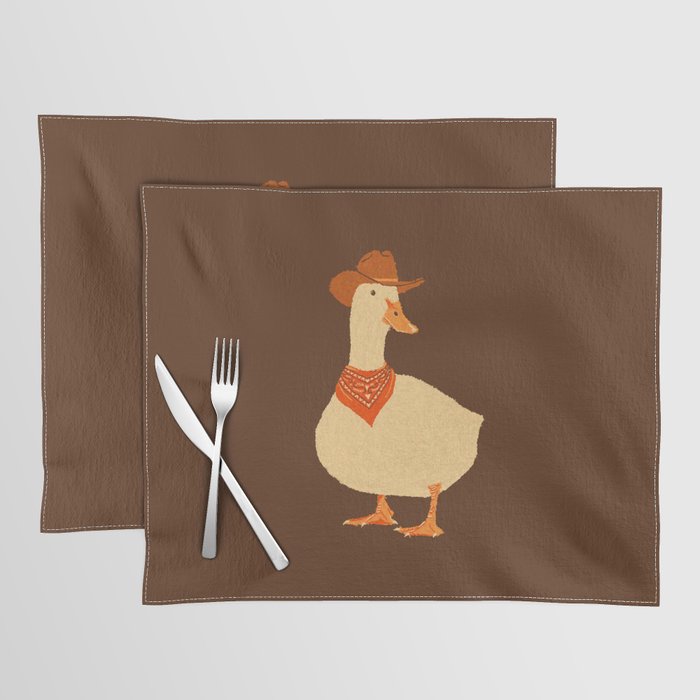 Bo The Cowboy Duck Placemat Gallery Image 1