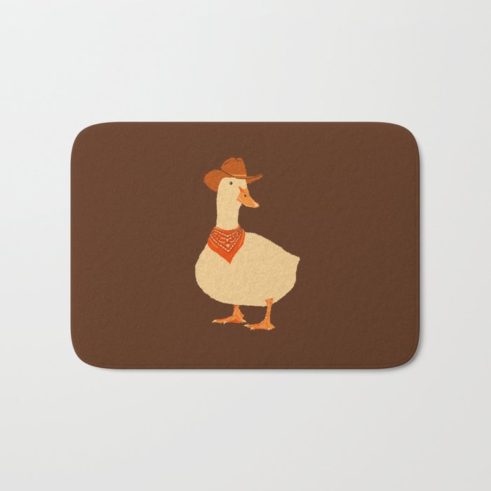 Bo The Cowboy Duck Bath Mat