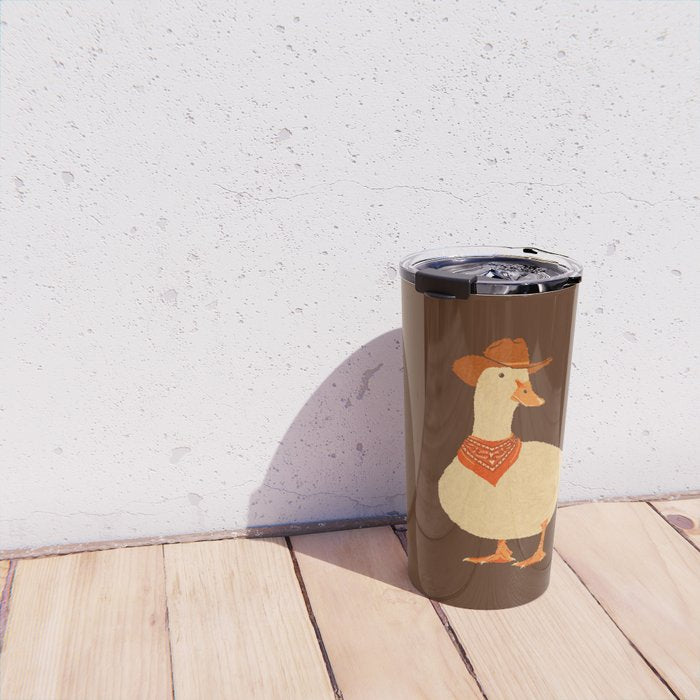 Bo The Cowboy Duck Travel Mug Gallery Image 4