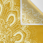 Boho Mustard Yellow Mandala Flower Wall Tapestry Gallery Image 3