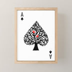 Ace of spade Mini Art Print Gallery Image 1