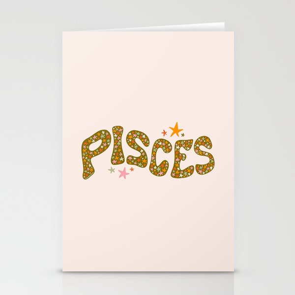 Starry Pisces Stationery Card Gallery Image 2