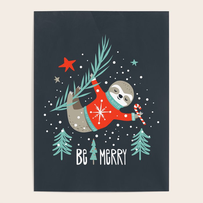 Slothy Holidays Poster Gallery Image 4