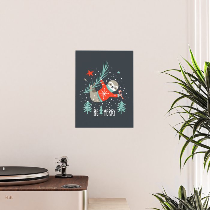 Slothy Holidays Poster Gallery Image 2