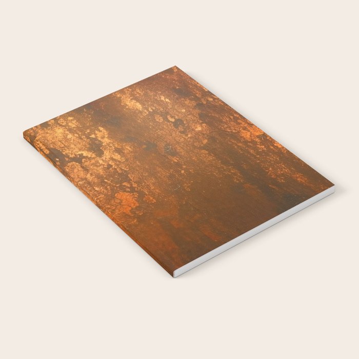 Earthy Rust Copper and Bronze Japandi Art Notebook Gallery Image 2