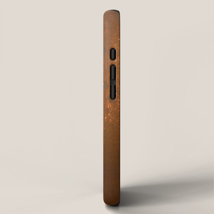 Earthy Rust Copper and Bronze Japandi Art iPhone Case Gallery Image 2