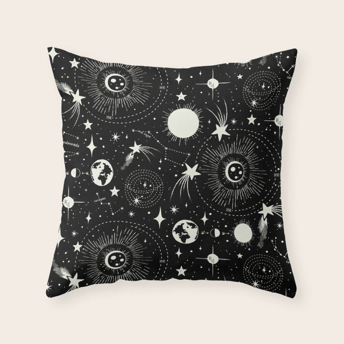 Solar System Throw Pillow Gallery Image 1