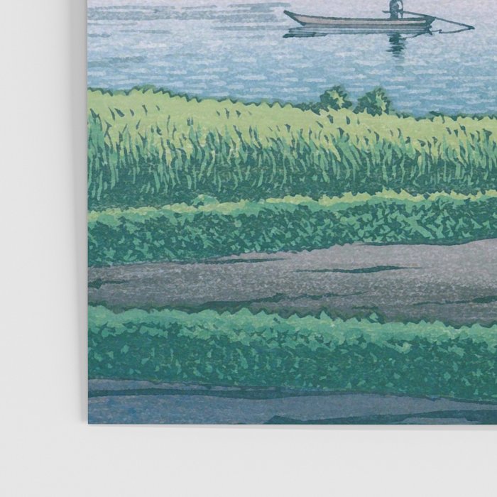 Kawase Hasui, Clouds Over Teganuma Lake - Vintage Japanese Woodblock Print Poster Gallery Image 3