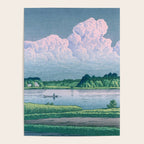 Kawase Hasui, Clouds Over Teganuma Lake - Vintage Japanese Woodblock Print Poster Gallery Image 4