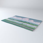 Kawase Hasui, Clouds Over Teganuma Lake - Vintage Japanese Woodblock Print Rug Gallery Image 3