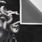 Positive-negative Medusa Wall Tapestry Gallery Image 3