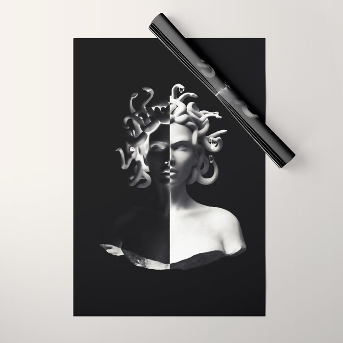 Positive-negative Medusa Wrapping Paper Gallery Image 1