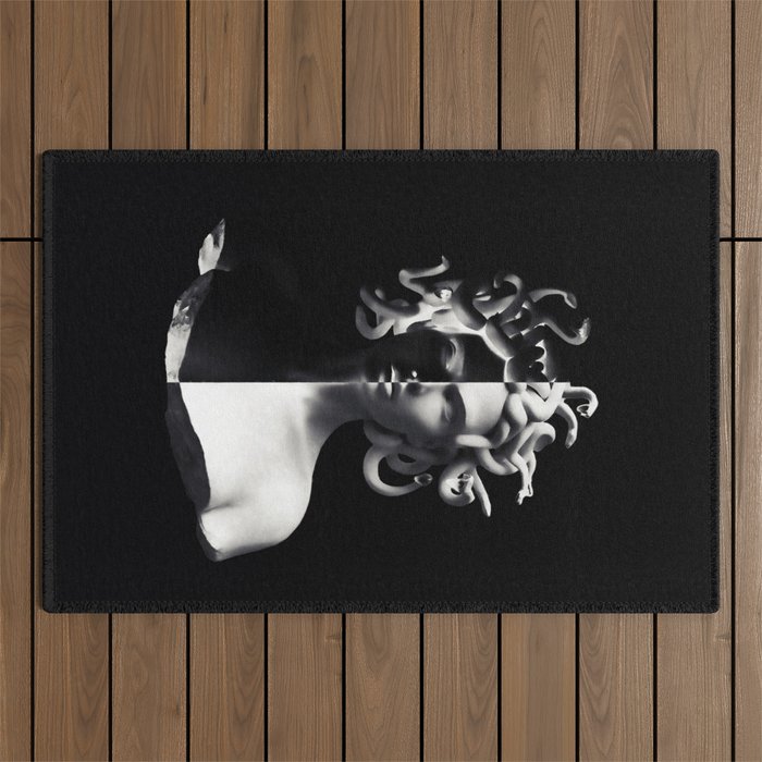 Positive-negative Medusa Outdoor Rug Gallery Image 1