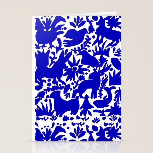 Blue Otomi  Stationery Card Gallery Image 1