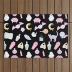Pastel Goth Outdoor Rug Gallery Image 1