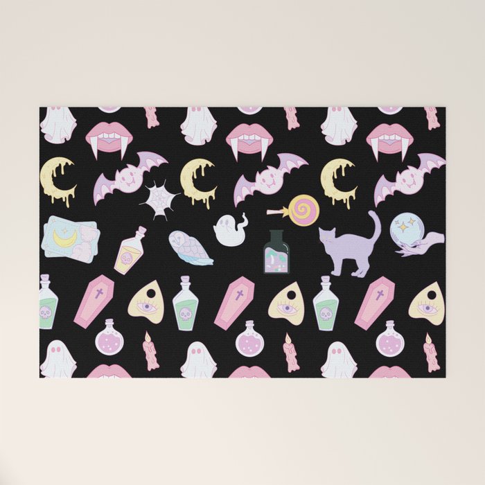 Pastel Goth Welcome Mat Gallery Image 1