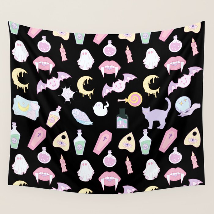 Pastel Goth Wall Tapestry Gallery Image 4