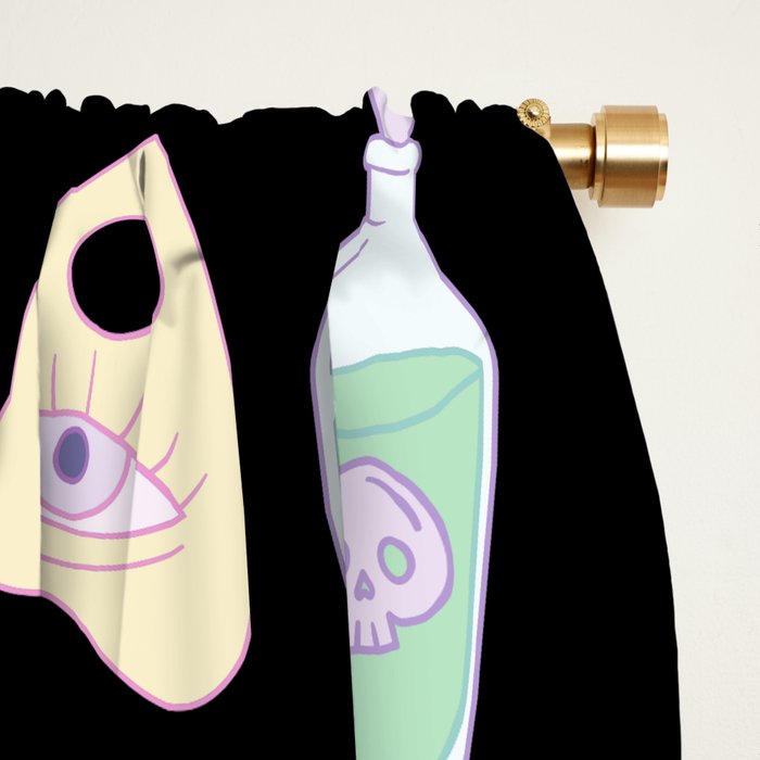 Pastel Goth Window Curtain Gallery Image 2