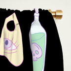 Pastel Goth Window Curtain Gallery Image 2