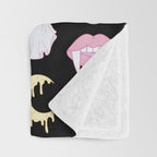 Pastel Goth Throw Blanket Gallery Image 3