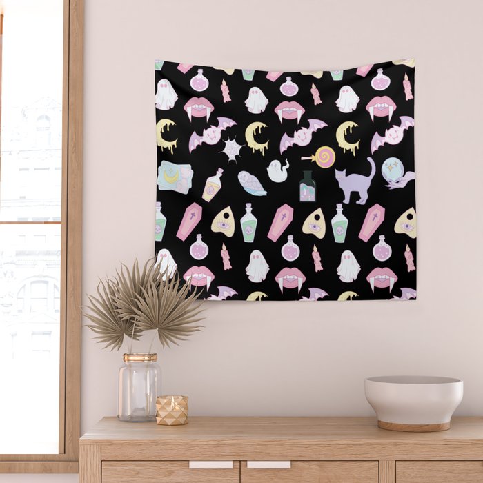 Pastel Goth Wall Tapestry Gallery Image 2
