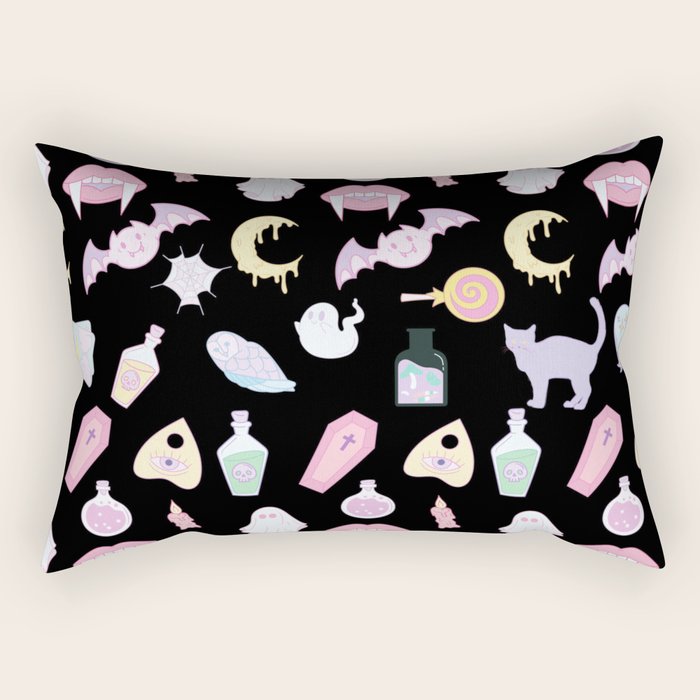 Pastel Goth Rectangular Pillow Gallery Image 1
