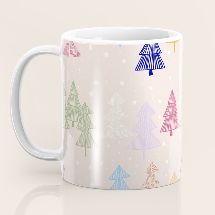 Xmas forrest pattern Coffee Mug Gallery Image 3