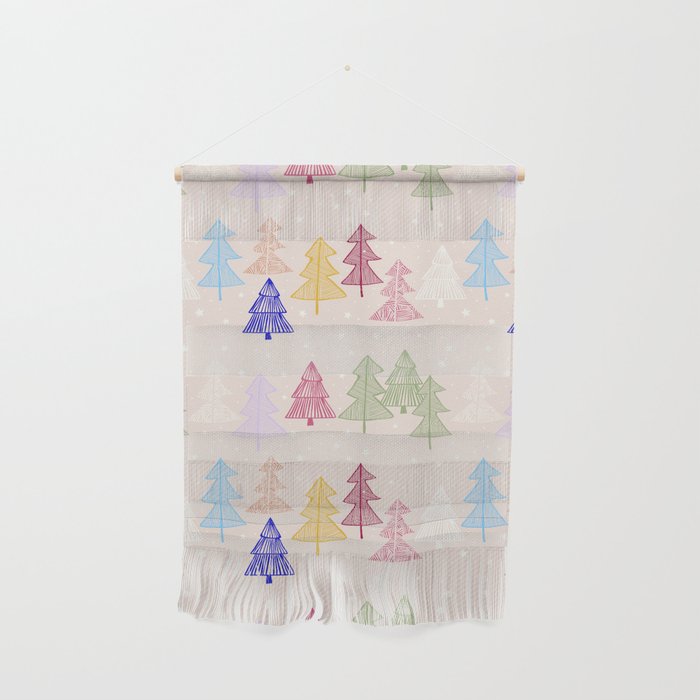Xmas forrest pattern Wall Hanging Gallery Image 1