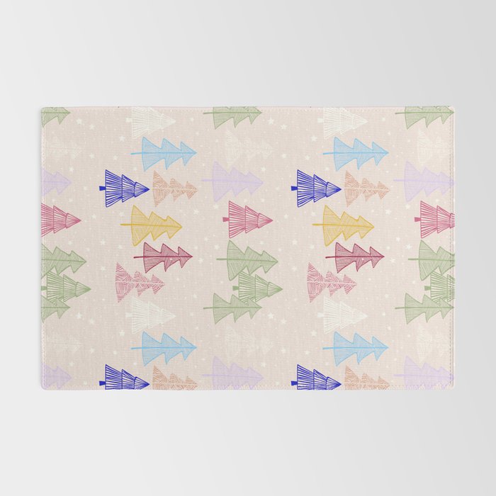 Xmas forrest pattern Rug Gallery Image 2