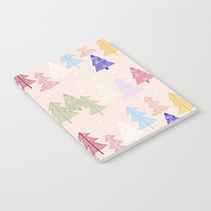 Xmas forrest pattern Notebook Gallery Image 1