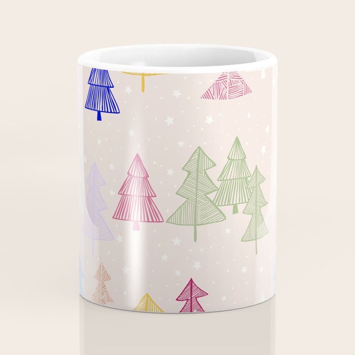 Xmas forrest pattern Coffee Mug Gallery Image 4