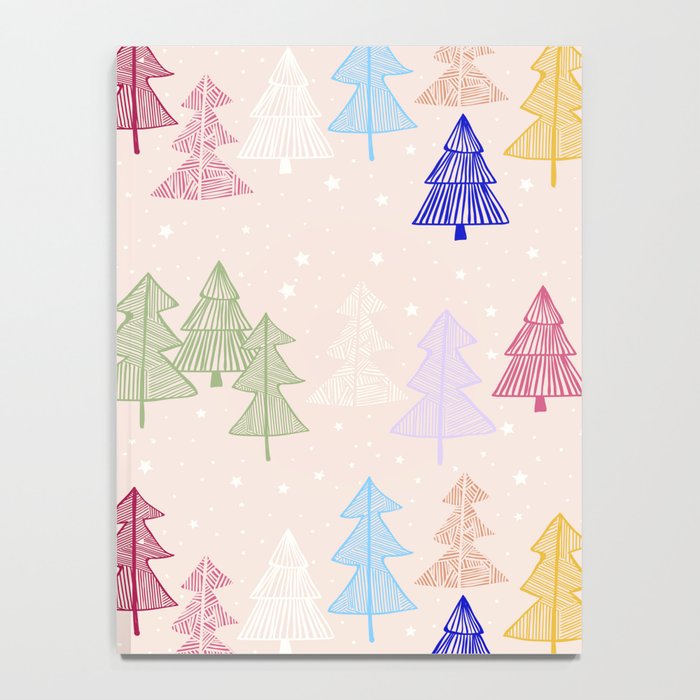 Xmas forrest pattern Notebook Gallery Image 4