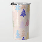 Xmas forrest pattern Travel Mug Gallery Image 3