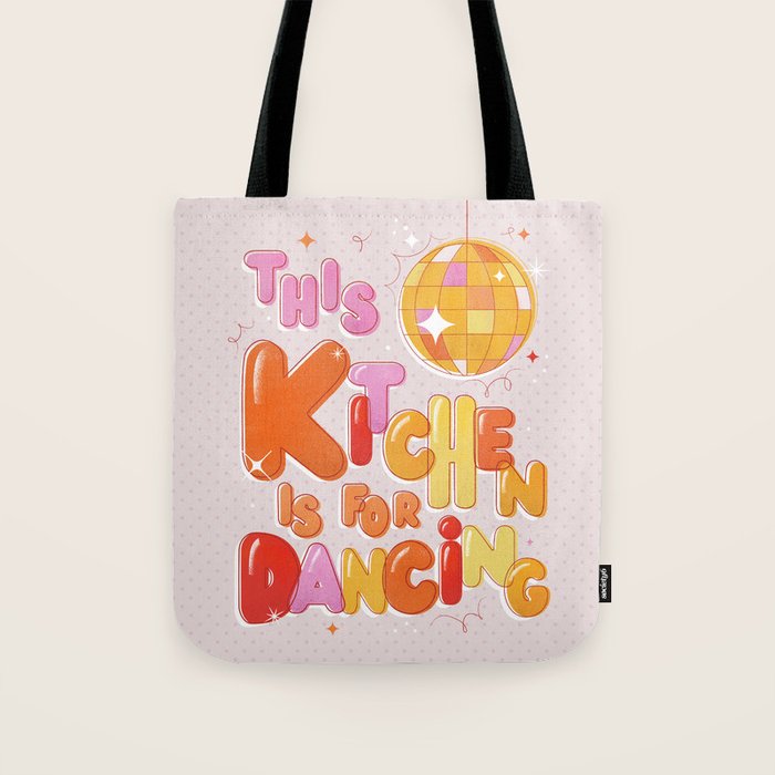 This Kitchen Is For Dancing Tote Bag Gallery Image 1