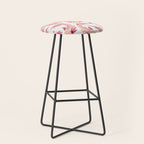 Mexican Axolotls Watercolor Stool Gallery Image 1