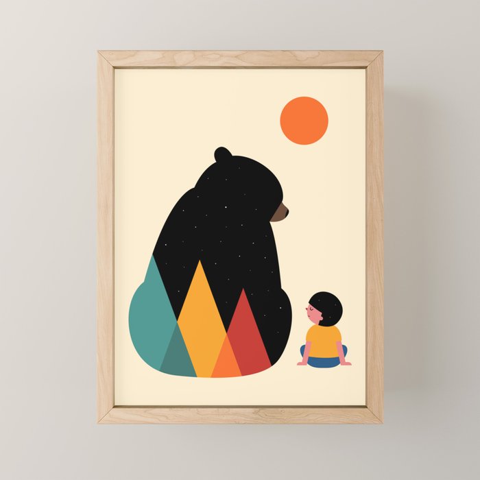 Heart To Heart Mini Art Print Gallery Image 1
