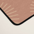 Boho Summer Sun Pattern XII Peach Desk Mat Gallery Image 4