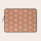 Boho Summer Sun Pattern XII Peach Laptop Sleeve Gallery Image 1