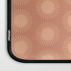 Boho Summer Sun Pattern XII Peach Laptop Sleeve Gallery Image 3