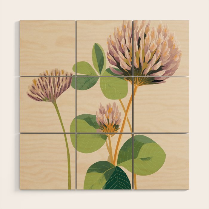 Soft Field Botanicals Wood Wall Art Gallery Image 1