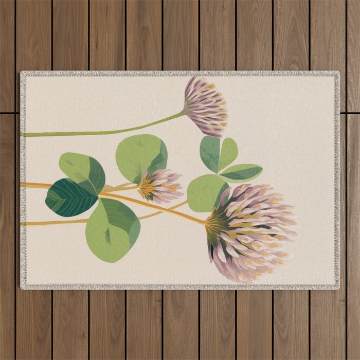 Soft Field Botanicals Outdoor Rug Gallery Image 1