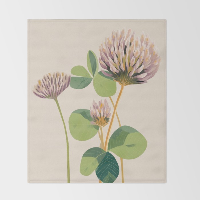Soft Field Botanicals Throw Blanket Gallery Image 2