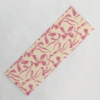Pink bow pattern Yoga Mat Gallery Image 1