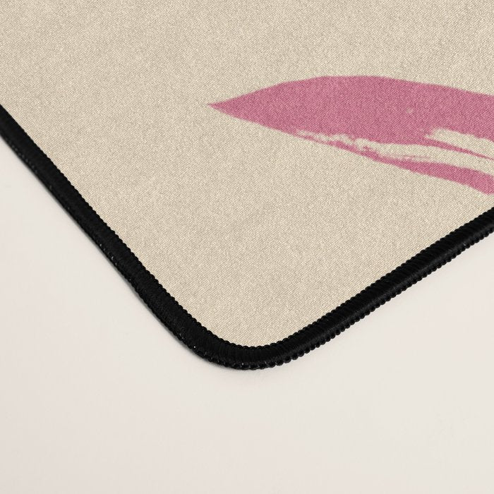 Pink bow pattern Desk Mat Gallery Image 4