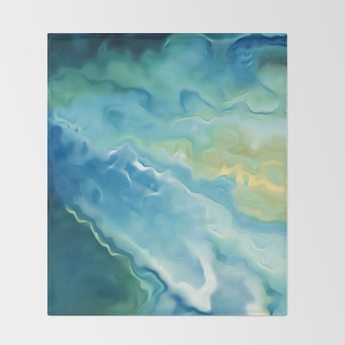 Surfing Summer Throw Blanket Gallery Image 2