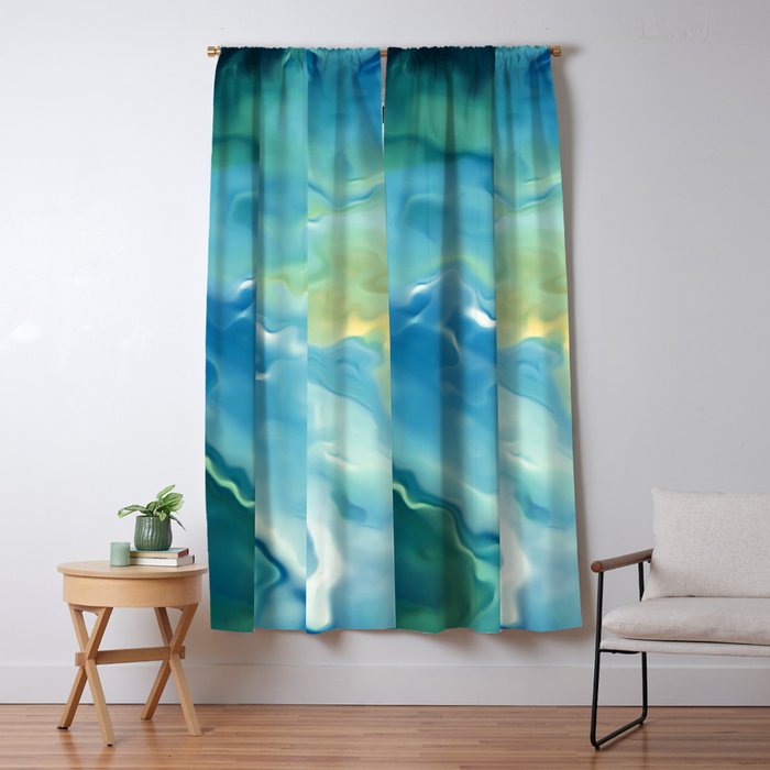Surfing Summer Window Curtain Gallery Image 5